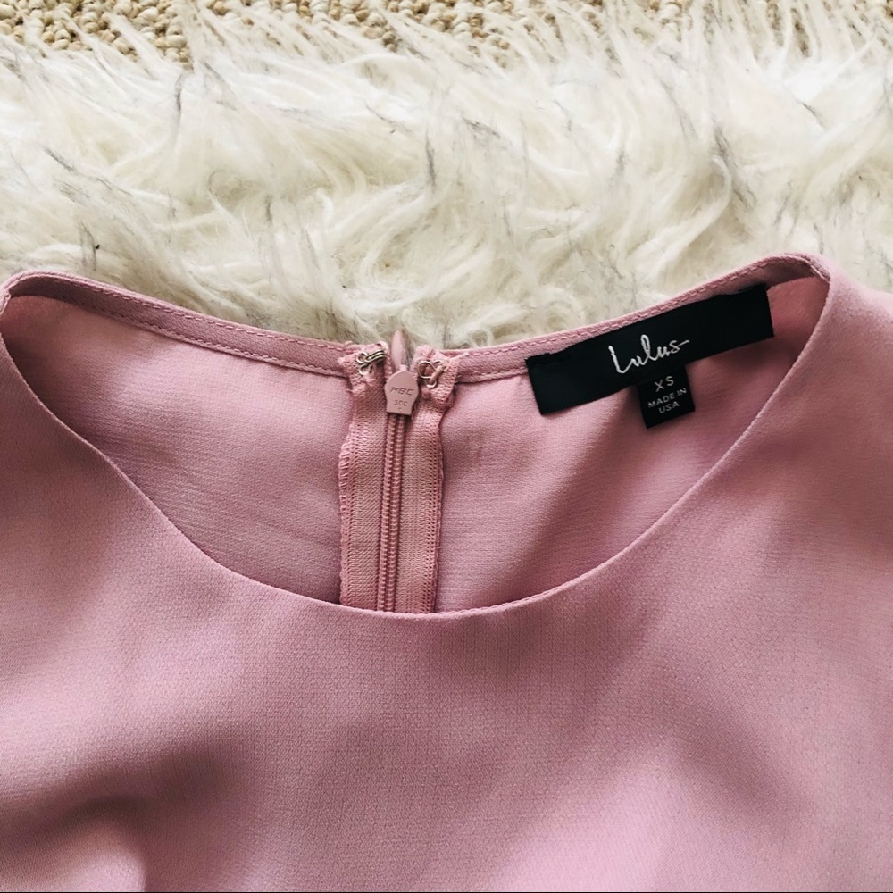 Like New On Track Xs Lulus Mauve Midi Jumpsuit .O… - image 7